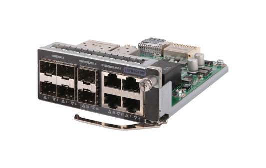 Aruba S0T02A | 4x 10/100/1000Base-T + 6x 1G SFP (2 combo; 8 active) expansion module | for 5140HI/5520HI/5600HI