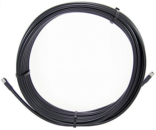 Cisco CAB-L400-10-R | LMR-400-DB 10ft RF coax, right-angle RP‑TNC male to RP‑TNC female, 50Ω direct-burial