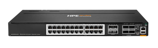 Aruba R9W89A | 24x 10GBASE-T + 4x 10G SFP+; 4x 40/100G QSFP28 uplinks; Non-PoE; L3 included; BF airflow; 1U; 2x AC PSU