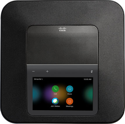 Cisco CP-ROOM-C-K9 | IP conference phone | PoE-powered | Ethernet uplink | touch interface | wideband speakerphone