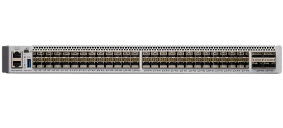 Cisco C9500-48Y4C-E | 48x1/10/25G SFP28 + 4x40/100G QSFP28 | L3 | PoE: none | uplinks: 4x40/100G | license: Network Essentials
