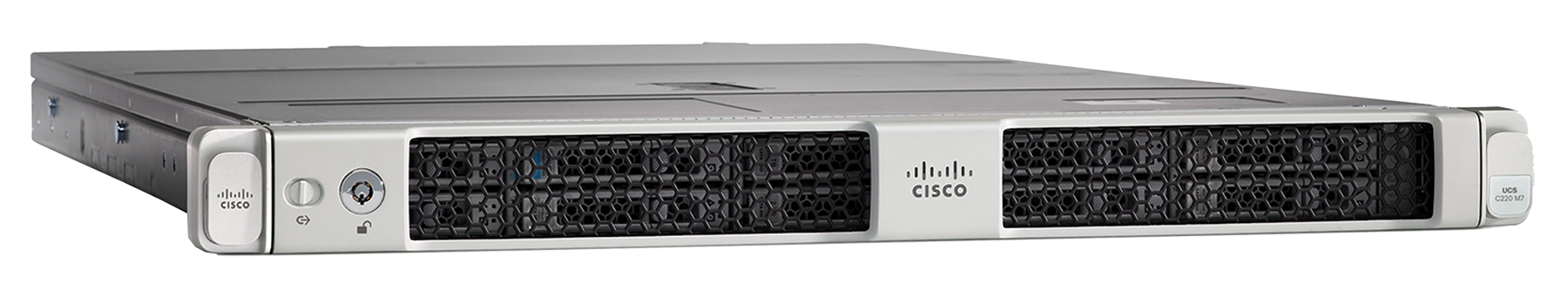 Cisco XRV-M7-APLN-100G virtual router with silver chassis and black mesh panel