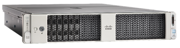 Cisco ucs c-240 m5 server with white chassis black perforated front panels dual xeon scalable processors 2u rackmount