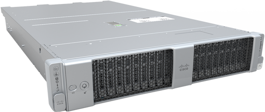 Cisco UCSC-C245-M6SX | 2U dual-socket AMD EPYC, 24x 2.5in SFF bays (SAS/SATA), barebones no CPU/RAM/Drives, PCIe 4.0 expansion, redundant hot-swap PSUs