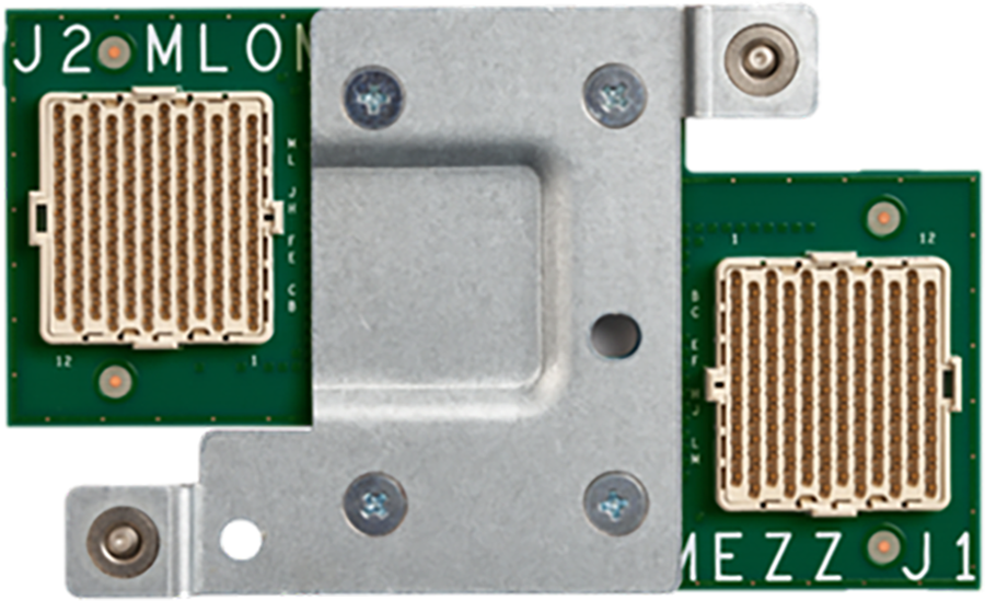 Cisco UCSX-V5-BRIDGE-D silver heat sink with green PCB and gold pads