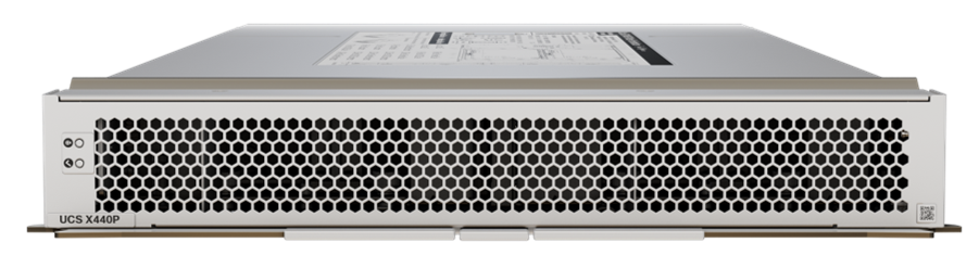 Cisco UCSX-440P Gen4 PCIe expansion node with silver honeycomb grille