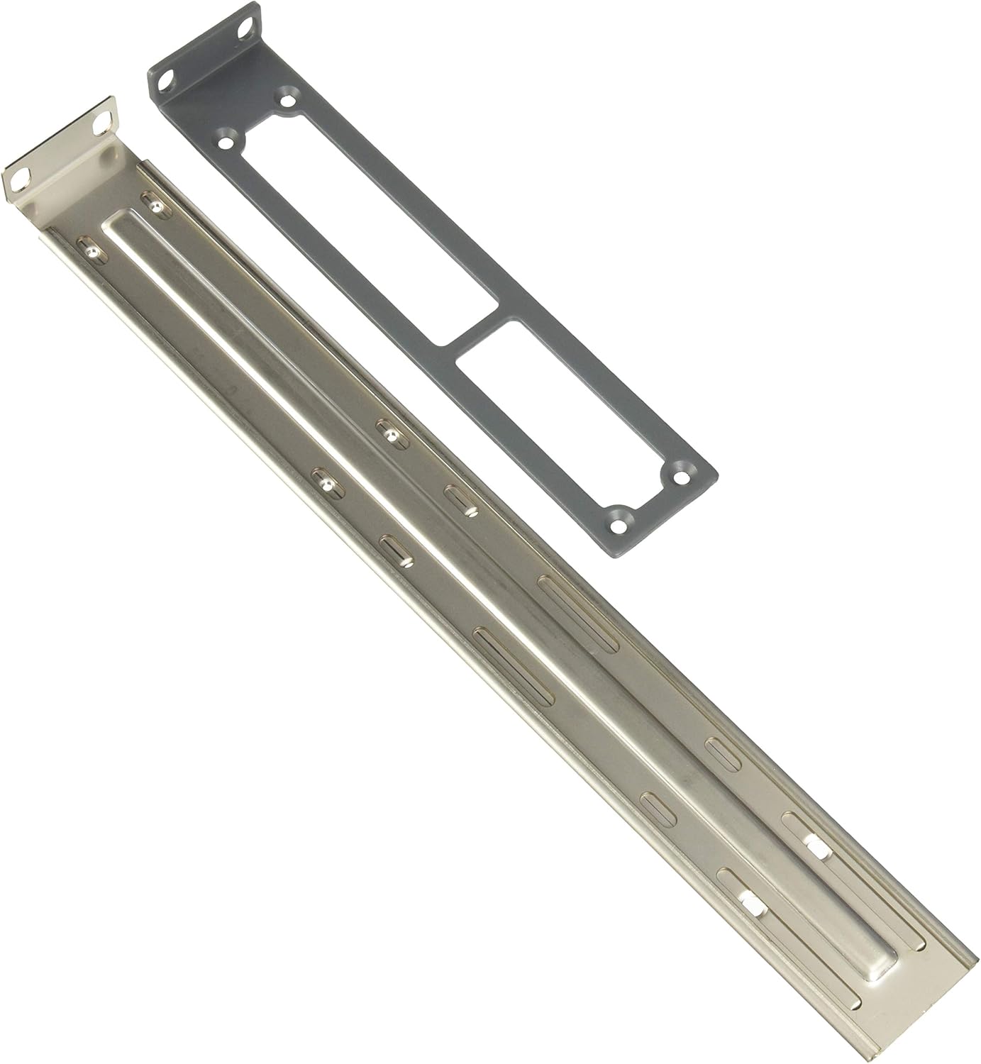 Aruba JW108A silver metal drawer slide with black bracket for S3500 switches