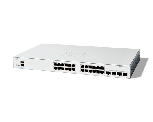 Cisco C1200-24T-4G | 24x 1G RJ45; 4x 1G SFP uplinks; smart-managed, license-free