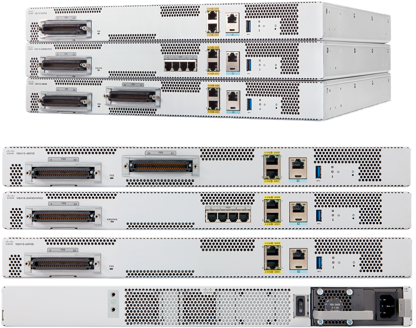 Cisco VG410-RM-19-1R | Rack mount kit, 19-inch, 1RU, for VG410