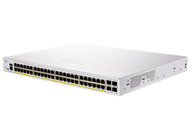 Cisco CBS350-48FP-4X-AU | 48x 1G, PoE+ (802.3at, full power), 4x 10G SFP+ uplinks, L2/L3 smart managed