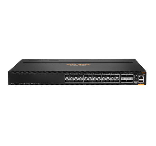 Aruba R9W87A#ABG | 24x10G SFP+ | 4x40/100G QSFP28 uplinks | PoE: None | Lic: L3 Enterprise | Airflow: BF | 1U, 2x AC PSU, 3x fans