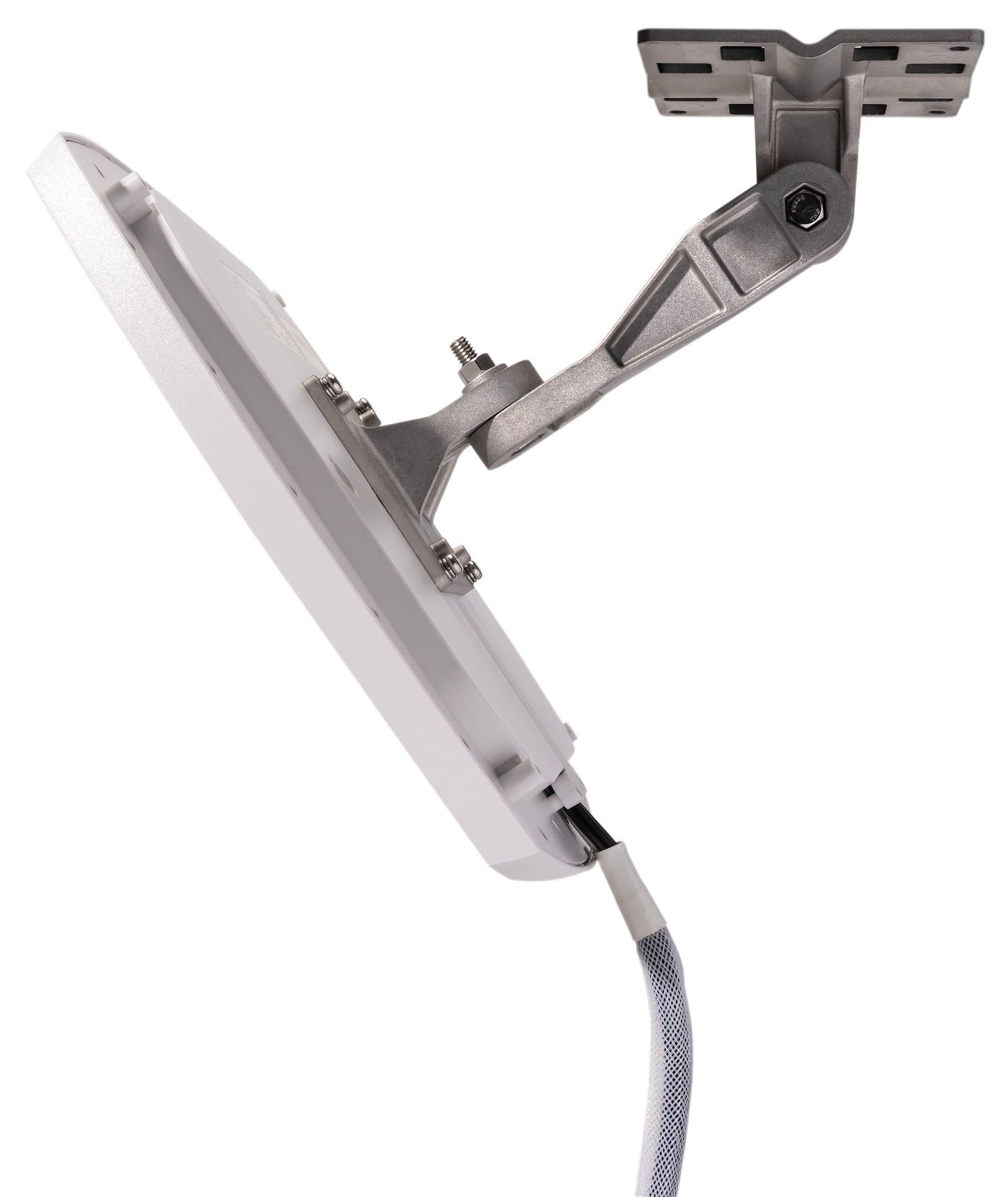 Gray metallic Meraki CW-ANT-T-D2-D8 tri-band directional panel antenna