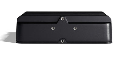 Black rectangular cisco catalyst iw9165 wi-fi 6e industrial access point with textured surface and four silver screws visible