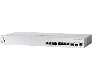 Cisco CBS350-8XT-AU | 8x10G RJ45, non-PoE, 2x10G SFP+ shared uplinks, L3 Lite