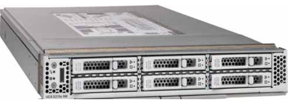Cisco HCIXNX215C-M8SN All-NVMe HCI node with silver server rack