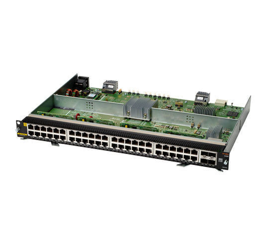Aruba R0X39B switch with 48x 1GbE PoE ports and 4x SFP56 uplinks