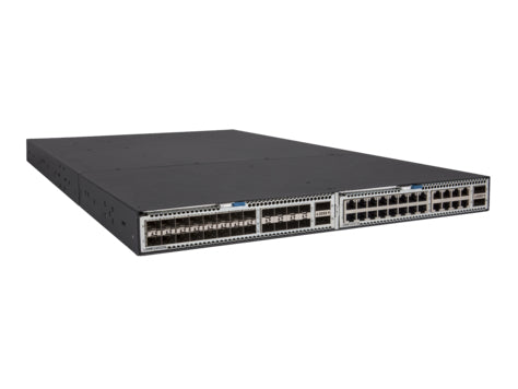 HPE JH178A L3 ToR switch black with multiple ports and sleek design