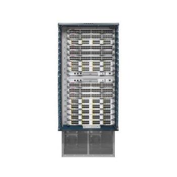 Cisco N7K-C7018-CAB-TOP silver server rack with black mesh panels