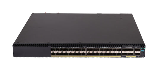 HPE S2N57A | 32x SFP+ 1/10G | 6x QSFP28 100G uplinks | non-PoE | Comware L2/L3 base | IRF stacking