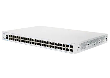 Cisco CBS350-24XT-AU | 24x 10GBASE-T (non-PoE), 4x 10G SFP+ uplinks (shared); L3 static routing; license-free