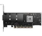 NVIDIA 900-9X7AH-0039-ST1 Quantum-2-based 400Gb/s InfiniBand switch, 64 400Gb/s ports, 32 OSFP ports, non-blocking switching capacity of 51.2Tb/s, two power supplies (AC), standard depth, unmanaged, power-to-connector (P2C) airflow, rail kit
