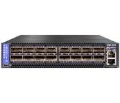 NVIDIA 920-9N100-00F7-0X0 Spectrum-based 100GbE 1U Open Ethernet Switch with Onyx, 16 QSFP28 ports, 2 power supplies (AC), x86 CPU,short depth, P2C airflow. Rail Kit must be purchased separately