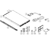 Cisco FPR4K-ACC-KIT Firepower 4000 Series Hardware Accessory Kit (Rack Mounts, Cables)