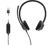 Cisco HS-W-322-C-USB Headset 322 Wired Dual On-Ear Carbon Black Usb-A