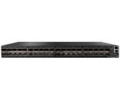 NVIDIA MQM9700-NS2F Quantum-2-based 400Gb/s InfiniBand switch, 64 400Gb/s ports, 32 OSFP ports, non-blocking switching capacity of 51.2Tb/s, two power supplies (AC), standard depth, managed, P2C airflow, rail kit