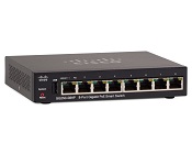 Cisco SG250-08HP-K9-AU Series Smart Switches 8 10/100/1000 PoE+ ports with 45W power budget