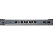Juniper SRX300-SYS-JB SRX300 Services Gateway includes hardware (8GbE, 4G RAM, 8G Flash, power adapter and cable) and Junos Software Base (firewall, NAT, IPSec, routing, MPLS and switching). RMK not included.