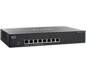 Cisco SRW208G-K9 SF302-08 Series 8 10/100 ports 2 combo mini-GBIC ports