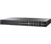 Cisco SG220-26P-K9-AU  Series 24 10/100/1000 PoE ports with 180 W power budget 2 Gigabit RJ45/SFP combo port