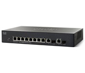 Cisco SG200-10FP-AU SG200-10FP Series 10 10/100/1000 ports 2 combo mini-GBIC ports PoE support on 8 ports
