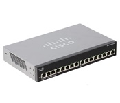Cisco SG100-16  Series 16 10/100/1000 ports Unmanaged rack-mount switch