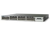 Cisco WS-C3750X-48U-L Catalyst 3750X Series Stackable 48 10/100/1000 Ethernet UPOE ports, with 1100W AC power supply 1 RU, LAN Base feature set (Stackpower cables need to be purchased separately)
