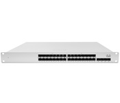 Meraki MS410-32-HW Cisco Cloud-managed 32 port 1 GbE aggregation switch with 10 GbE uplinks and physical stacking